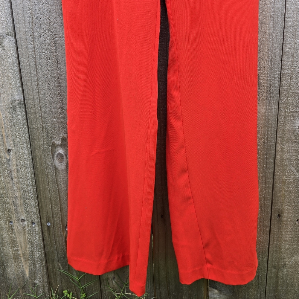 New York and Company Red Sleeveless Jumpsuit Size 6, - Picture 5 of 16